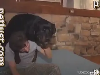 horny zoo porn lover is ready to deep fuck his dog on live cam