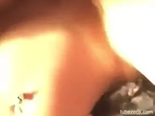 Hot love scene with a sexy animal with closeups